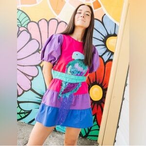 QUEEN OF SPARKLES Parrot Skirt